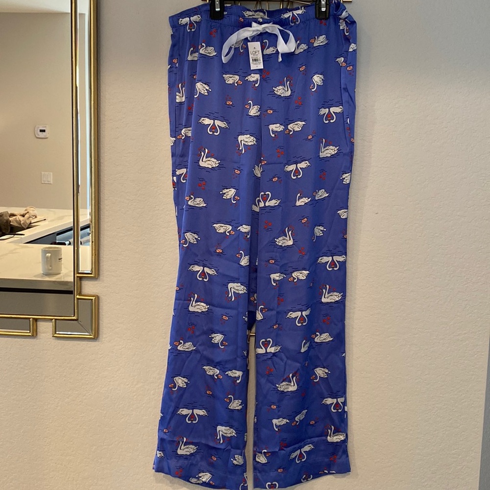 Loft soft polyester pajama pants new with tags